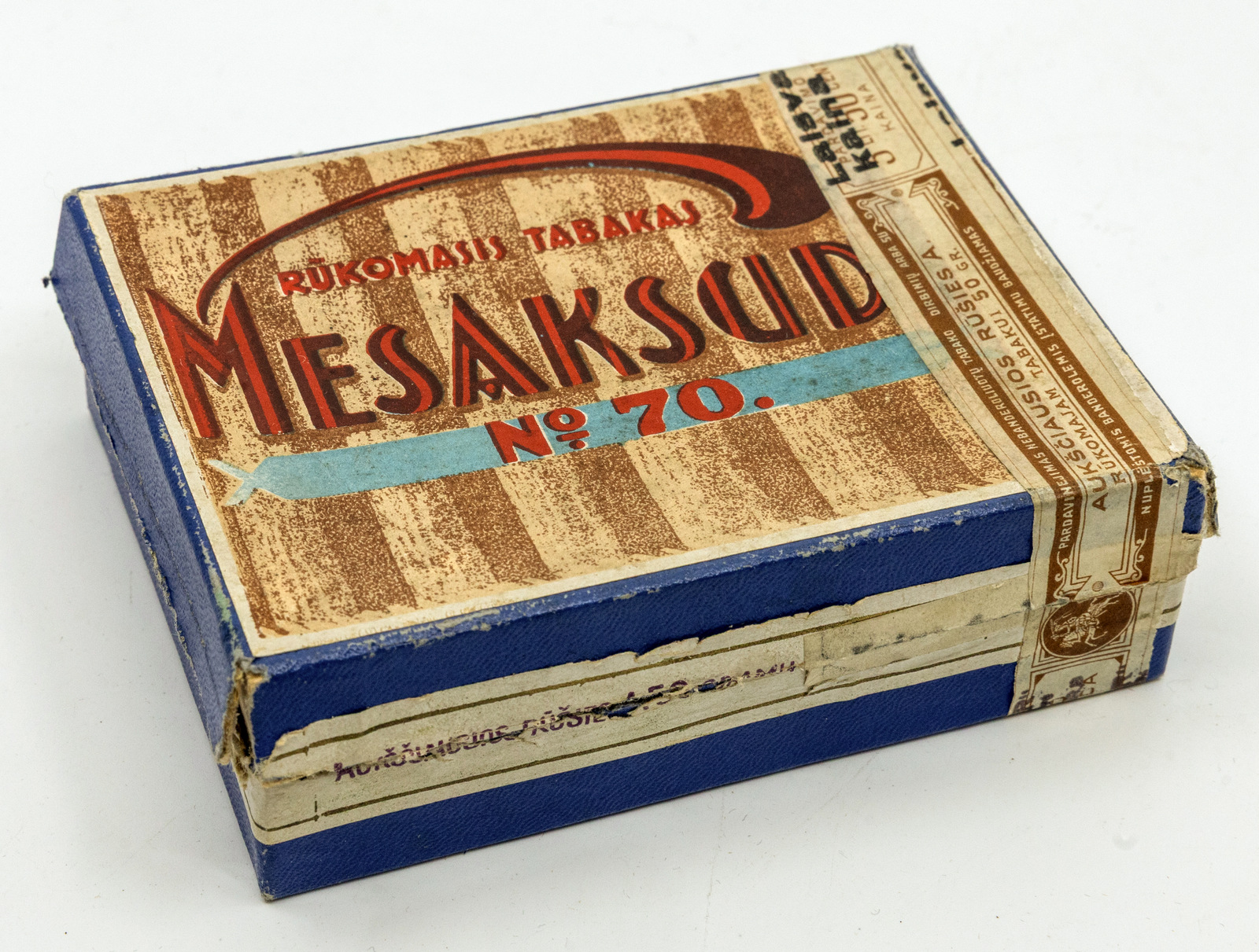 566. Rūkomasis tabakas „Mesaksudi“ pakuotė