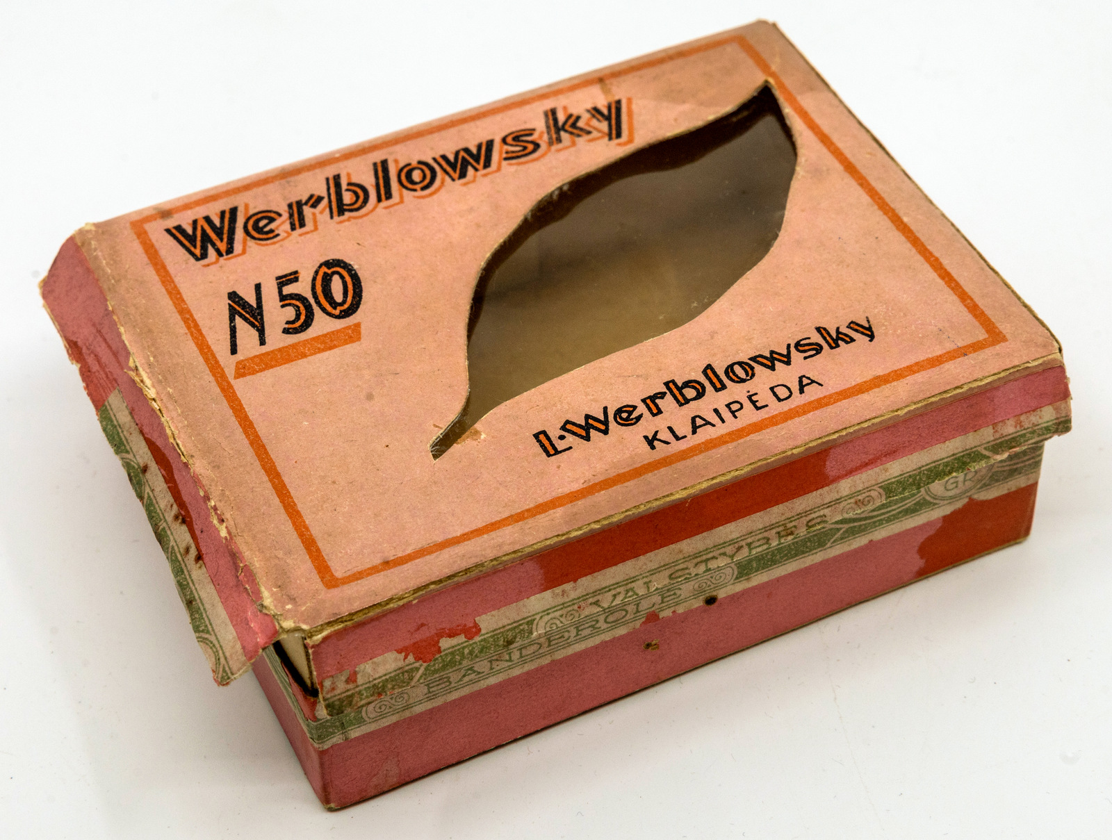 567. Pakuotė tabakui „Werblowsky N 50“