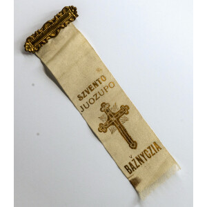 573. Bažnytinis ženklas-juostelė