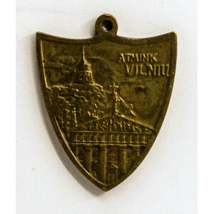 575. Ženklelis „Atmink Vilnių 1323–1923“