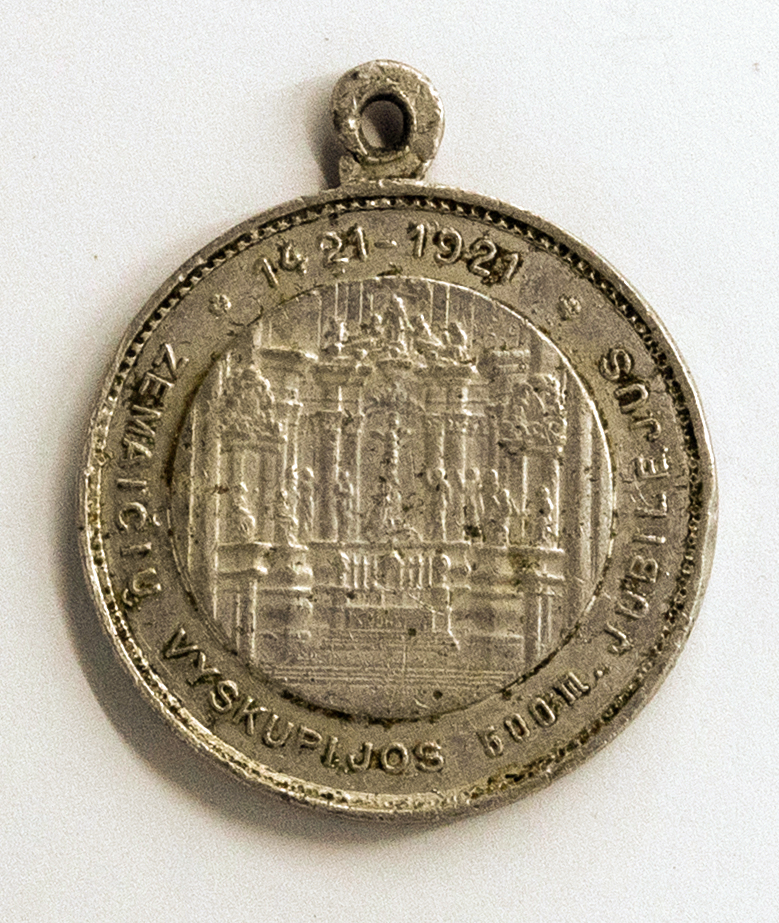 577. Žemaičių vyskupijos 500 m. medalis...